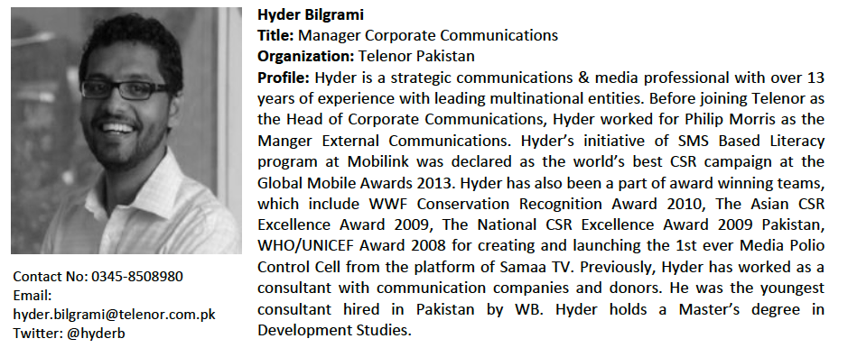 Hyder Bilgrami Profile